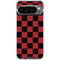 Red and Black Checkerboard Google Pixel 10 Pro XL Clear Case